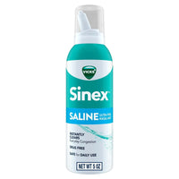 Vicks Sinex Saline Ultra Fine Nasal Mist Spray for Sinus Relief, Drug Free, 5 oz Unisex EasyOptionXY LLC