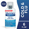 Mucinex Fast-Max Cold, Flu, & Sore Throat Relief Medicine, OTC Cough Suppressant, Expectorant, 6 fl oz EasyOptionXY LLC