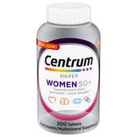 Centrum Silver Multivitamins for Women Over 50; Multimineral Supplement; 200 Count EasyOptionXY LLC