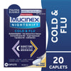 Mucinex Nightshift Cold and Flu Medicine, Fever Reducer, OTC Nighttime Cough Relief, 20 Caplets EasyOptionXY LLC
