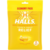 HALLS Relief Honey Lemon Cough Drops, Economy Pack, 80 Drops EasyOptionXY LLC