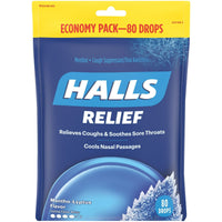 HALLS Relief Mentho-Lyptus Cough Drops, Economy Pack, 80 Drops EasyOptionXY LLC