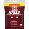 HALLS Relief Sugar Free Black Cherry Flavor Cough Drops, Economy Pack, 1 Bag (70 Drops) EasyOptionXY LLC