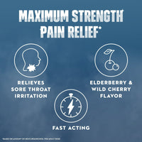 Mucinex Instasoothe Sore Throat Lozenges, FSA/HSA, Elderberry & Cherry Flavor, 40 Medicated Throat Drops EasyOptionXY LLC