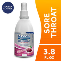 Mucinex? InstaSoothe Sore Throat + Pain Relief Sore Throat Spray. Powerful sore throat relief with soothing cherry flavor. EasyOptionXY LLC