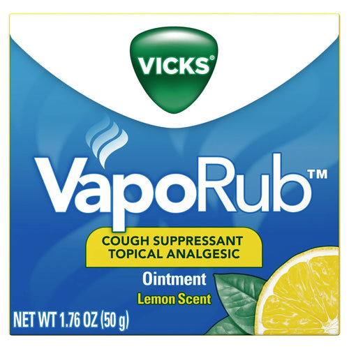 Vicks VapoRub Lemon Scent, Topical Chest Rub & Analgesic over-the-counter Ointment Medicine, 1.76 oz EasyOptionXY LLC