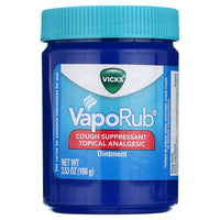 Vicks VapoRub Topical Cough Chest Rub & Analgesic Ointment, over-the-Counter Medicine, 3.53 oz EasyOptionXY LLC
