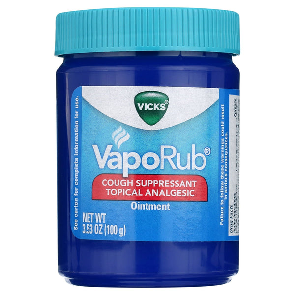 Vicks VapoRub Topical Cough Chest Rub & Analgesic Ointment, over-the-Counter Medicine, 3.53 oz EasyOptionXY LLC