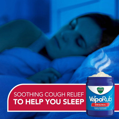 Vicks VapoRub Topical Cough Chest Rub & Analgesic Ointment, over-the-Counter Medicine, 3.53 oz EasyOptionXY LLC