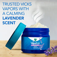 Vicks VapoRub Topical Chest Rub & Analgesic, over-the-Counter Medicine, Lavender Scent, 1.76 oz EasyOptionXY LLC