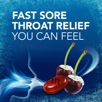 Vicks VapoCool Severe Medicated Sore Throat Drops, Menthol, Cherry, 45ct EasyOptionXY LLC