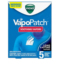 Vicks VapoPatch, Non-Medicated Wearable Arome Patch, Long Lasting Soothing Vicks Vapors, 5 Ct EasyOptionXY LLC