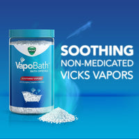 Vicks VapoBath Bath Crystal Powder, Non-Medicated Salts Soothing Vicks Vapors, Cold and Cough 15 oz EasyOptionXY LLC