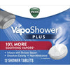 Vicks Vapo Shower Plus Tablets, Non-Medicated Eucalyptus Steamer Tablets for Sinus Relief, 12 Ct EasyOptionXY LLC