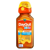 Vicks Kids DayQuil Honey Cold & Cough + Mucus Relief Liquid, over-the-counter, 8 fl oz EasyOptionXY LLC