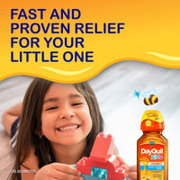 Vicks Kids DayQuil Honey Cold & Cough + Mucus Relief Liquid, over-the-counter, 8 fl oz EasyOptionXY LLC