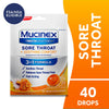 Mucinex Instasoothe Sore Throat Lozenges, FSA, Honey & Echinacea Flavor, 40 Medicated Throat Drops EasyOptionXY LLC