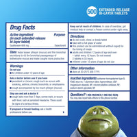 Mucinex 12 Hour Expectorant, OTC Medicine for Excess Mucus Relief, Chest Congestion, 500 Tablets EasyOptionXY LLC