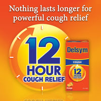 Delsym Adult 12 hour Cough Relief Medicine, Powerful Cough Relief for 12 Good Hours, Cough Suppressing Liquid, #1 Pharmacist Recommended, Orange Flavor, 5 Fl Oz EasyOptionXY LLC