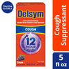 Delsym Adult 12 hour Cough Relief Medicine, Powerful Cough Relief for 12 Good Hours, Cough Suppressing Liquid, #1 Pharmacist Recommended, Grape Flavor, 5 Fl Oz EasyOptionXY LLC