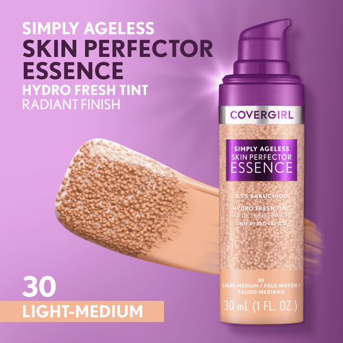 Covergirl Simply Ageless Skin Perfector Essence Foundation, 30 Light-Medium, 1.0oz EasyOptionXY LLC