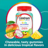 Centrum Kids Multivitamin Gummies; Tropical Punch Flavor Made; 110 Count EasyOptionXY LLC