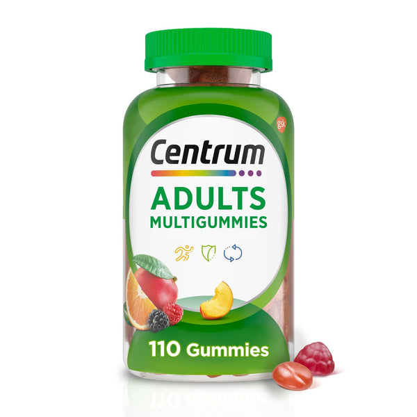 Centrum Multigummies Gummy Multivitamin for Adults Multimineral Supplement; 110 Count EasyOptionXY LLC