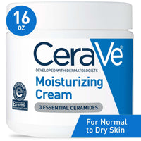 CeraVe Moisturizing Cream, Face Moisturizer & Body Lotion for Normal to Very Dry Skin, 16 oz EasyOptionXY LLC