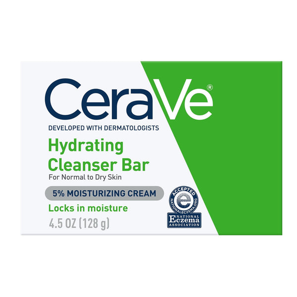 CeraVe Hydrating Cleansing Bar for Face and Body for Normal to Dry Skin, 4.5 oz EasyOptionXY LLC