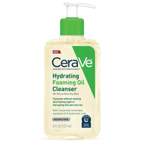 CeraVe Hydrating Foaming Oil Facial Cleanser, Dry Skin Face Wash with Hyaluronic Acid, 8 fl oz EasyOptionXY LLC