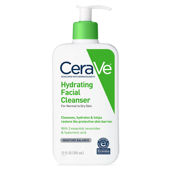 CeraVe Hydrating Facial Cleanser, Daily Face Wash for Normal to Dry Skin, 12 fl oz. EasyOptionXY LLC