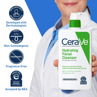 CeraVe Hydrating Facial Cleanser, Daily Face Wash for Normal to Dry Skin, 12 fl oz. EasyOptionXY LLC