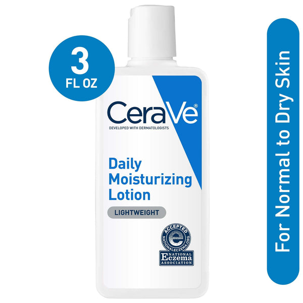 CeraVe Daily Moisturizing Lotion, Travel Size Face, Body & Hand Cream for Normal to Dry Skin, 3 oz EasyOptionXY LLC