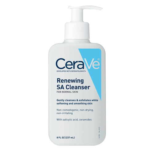 CeraVe Renewing SA Cleanser, Salicylic Acid Foaming Gel Face Wash For Smooth Skin, 8 fl oz EasyOptionXY LLC