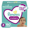 Pampers Cruisers Active Fit Taped Diapers Size 4, 160 Count EasyOptionXY LLC