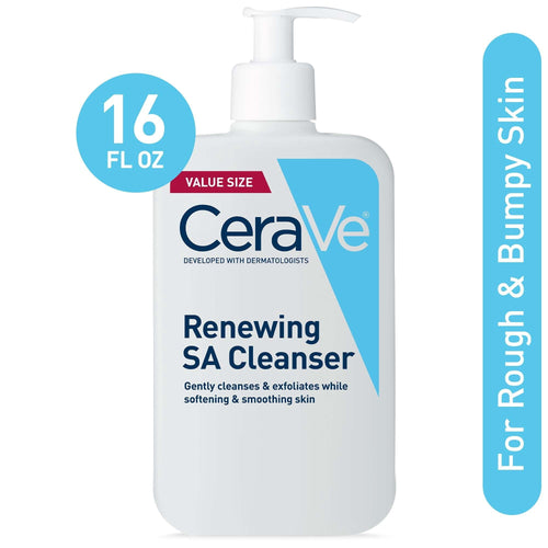 CeraVe Renewing SA Cleanser, Exfoliating Face Wash with Salicylic Acid for Rough Bumpy Skin,16 fl oz EasyOptionXY LLC