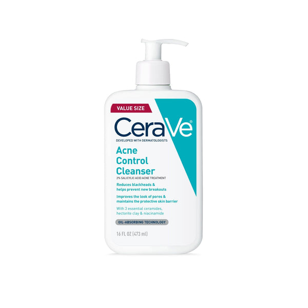 CeraVe Acne Face Wash, Acne Cleanser with Salicylic Acid and Purifying Clay for Oily Skin, 16 fl oz EasyOptionXY LLC