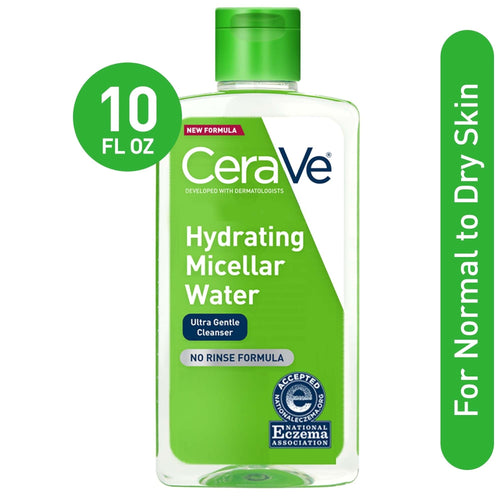 CeraVe Hydrating Micellar Water Facial Cleanser & Eye Makeup Remover, 10 fl oz EasyOptionXY LLC