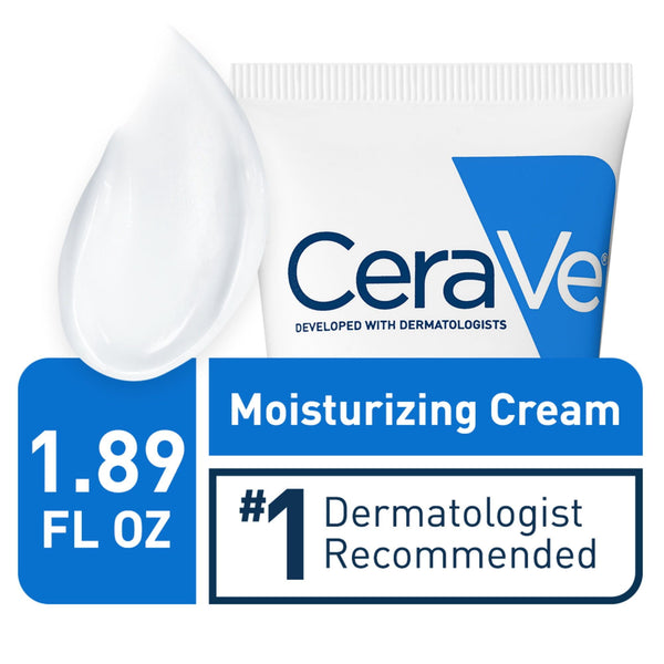 CeraVe Moisturizing Cream Travel Size Face Moisturizer & Body Lotion Normal to Very Dry Skin 1.89 oz EasyOptionXY LLC