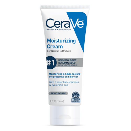 CeraVe Moisturizing Cream, Face Moisturizer & Body Lotion for Normal to Very Dry Skin, 8 oz EasyOptionXY LLC