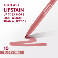 Covergirl Outlast Lipstain, 10 Sugey Girl, Pink, 0.06oz EasyOptionXY LLC