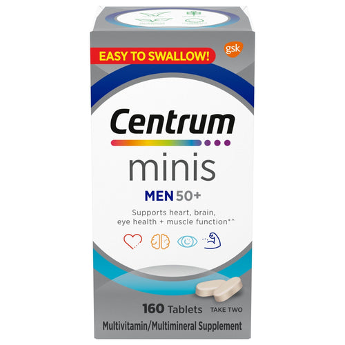 Centrum Silver Multivitamin for Men 50 Plus and Mineral Supplement Tablets; 160 Count EasyOptionXY LLC