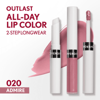 COVERGIRL Outlast All Day Lip Color with Top Coat, Admire 020, 0.06 oz / 0.07 fl oz EasyOptionXY LLC