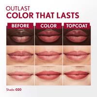 COVERGIRL Outlast All Day Lip Color with Top Coat, Admire 020, 0.06 oz / 0.07 fl oz EasyOptionXY LLC