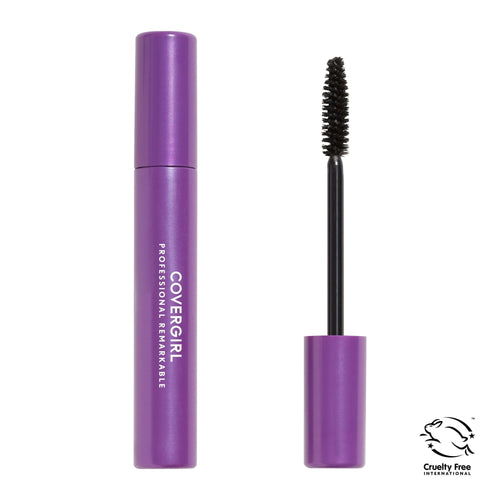 COVERGIRL Professional Remarkable Mascara, 200 Very Black, 0.3 oz, Smudge-Proof Mascara, Voluminous Mascara, Lengthening Mascara, Resists Swipes and Smears, Darkens and Defines All Day EasyOptionXY LLC