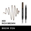 COVERGIRL Easy Breezy Brow All-Day Brow Ink Pen, 400 Rich Brown, 0.02 fl oz, Eyebrows, Eyebrow Pencil, Brow Pencil, Matte, Eyebrow Enhancer, Super-Fine Tip, Smudge Proof, Longlasting EasyOptionXY LLC