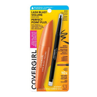 COVERGIRL Lash Blast Volume Mascara Waterproof + Perfect Point Plus Eyeliner Pencil Value Pack, 825 Very Black + Black Onyx EasyOptionXY LLC