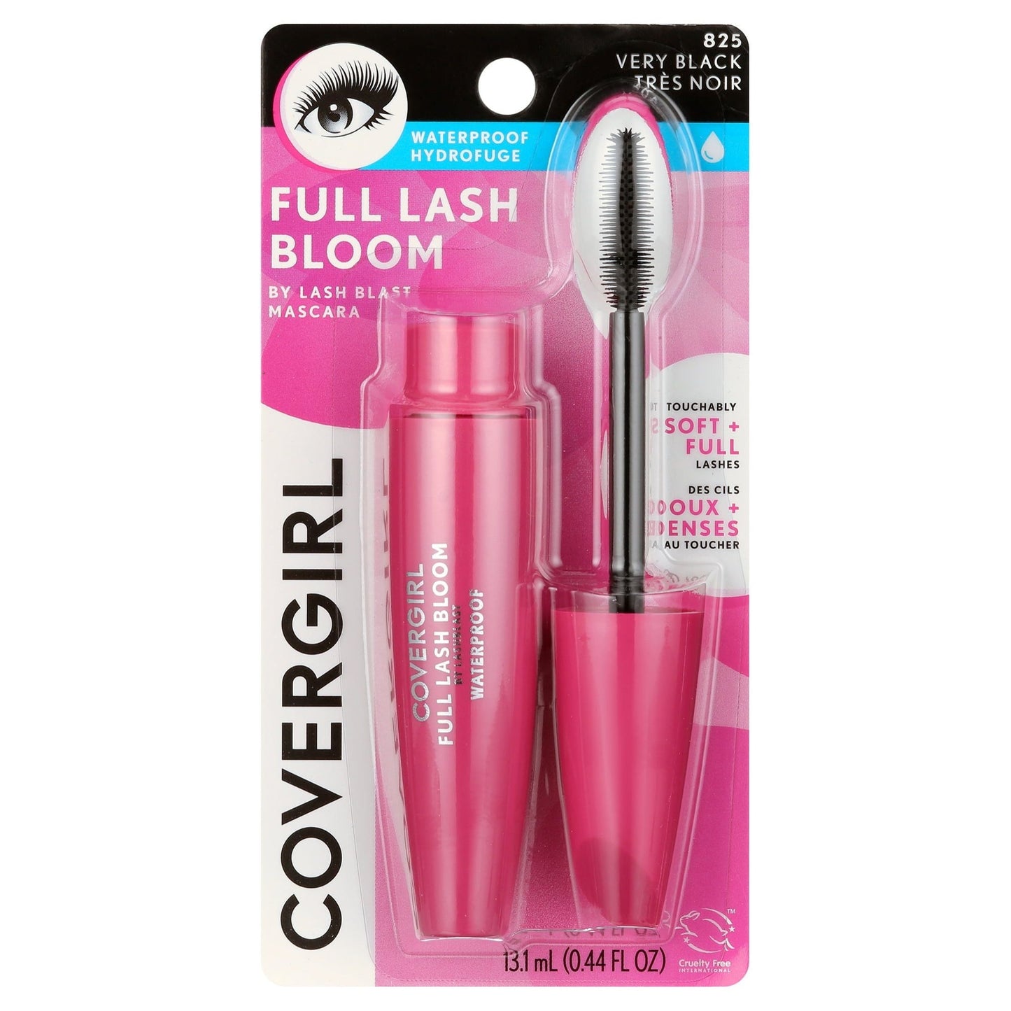 COVERGIRL Lash Blast Full Lash Bloom Waterproof Mascara, 825 Very Black, 0.44 oz
