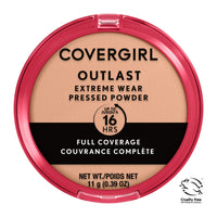 COVERGIRL Outlast Extreme Wear Pressed Powder, Face Powder, Natural, 0.38 Fl Oz , Full Coverage EasyOptionXY LLC