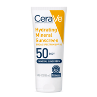 CeraVe Hydrating Body Mineral Sunscreen Lotion SPF 50 for All Skin Types, 5 fl oz EasyOptionXY LLC